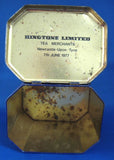 Tea Tin Queen Elizabeth II Silver Jubilee 1977 Ringtons Photo Red Black