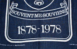 Tea Towel Oxford University Lady Margaret Hall 100 Years 1978 Linen