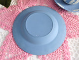 Wedgwood Blue Jasperware Shallow Bowl 1980 Josiah Wedgwood 250th Anniversary 7 Inch