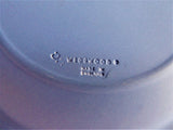 Wedgwood Blue Jasperware Shallow Bowl 1980 Josiah Wedgwood 250th Anniversary 7 Inch