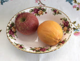 Oval Vegetable Royal Albert Old Country Roses 9 Inch Serving Bowl 1980s