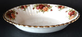 Oval Vegetable Royal Albert Old Country Roses 9 Inch Serving Bowl 1980s