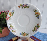 Aynsley Cottage Garden Cup And Saucer Flowers Butterflies Bone China Tea Party