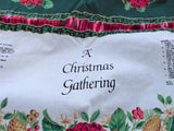 Fabric Panel A Christmas Gathering Runner Xmas Appliques Cut And Sew Hallmark