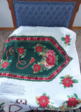 Fabric Panel A Christmas Gathering Runner Xmas Appliques Cut And Sew Hallmark