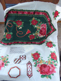 Fabric Panel A Christmas Gathering Runner Xmas Appliques Cut And Sew Hallmark