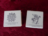 Christmas Rubber Stamps Holiday Designs set of 5 PSX Angel Tree Snowflake Invitations
