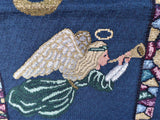 Angel Joy Tapestry Banner Holiday Decor Unopened Christmas No-Sew Panel 1980s