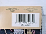Angel Joy Tapestry Banner Holiday Decor Unopened Christmas No-Sew Panel 1980s