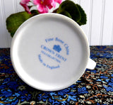 Earl Grey Tea Mug Blue And White Teacups English Bone China Crown Trent 1980s
