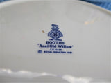 Booths Real Old Willow Tea Pot Stand Teapot Trivet Shortbread Dish 1980s Royal Doulton