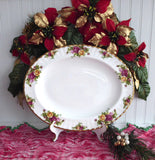 Royal Albert Old Country Roses Large Oval Platter 13 Inch Serving Plate