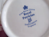Cream And Sugar Burgundy Rose Royal Patrician English Bone China 2002