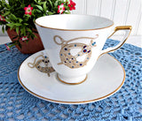 Tara Brooch Cup And Saucer Irish Royal Tara Jewel Ireland 1980s Tea Cup