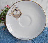 Tara Brooch Cup And Saucer Irish Royal Tara Jewel Ireland 1980s Tea Cup