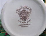 Christmas Rose Mug Pair England Holiday 1980s Holly Goebel Arthur Wood Bone China