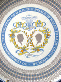 Prince Charles And Diana Wedding Plate Royal Tuscan 1981 Charger Boxed