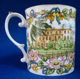 Mug Royal Wedding Charles Diana English Bone China Pretty 1981 Caverswall