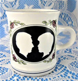 Mug Royal Wedding Charles And Diana Denby Pottery 1981 Profiles Roses Bells