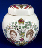 Tea Caddy Charles And Diana Royal Wedding Masons Ceramic 1981