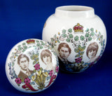 Tea Caddy Charles And Diana Royal Wedding Masons Ceramic 1981