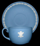 Prince Charles And Lady Diana Cup And Saucer Wedgwood Jasper Wedding 1981