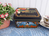 Mandarin Orange Spice Tea Tin 1982 Celestial Seasonings Tea Storage Asian Oranges Geisha