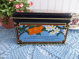 Mandarin Orange Spice Tea Tin 1982 Celestial Seasonings Tea Storage Asian Oranges Geisha