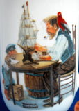 Mug Norman Rockwell Museum The Good Boy With Grandfather Shipbuilding 1982