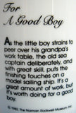 Mug Norman Rockwell Museum The Good Boy With Grandfather Shipbuilding 1982