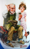 Norman Rockwell Museum Mug The Cobbler Mending Doll Shoe 1982