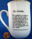 Norman Rockwell Museum Mug The Cobbler Mending Doll Shoe 1982