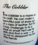 Norman Rockwell Museum Mug The Cobbler Mending Doll Shoe 1982
