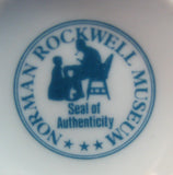 Norman Rockwell Museum Mug The Cobbler Mending Doll Shoe 1982