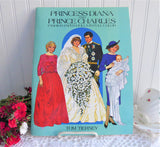 Paper Dolls Book Prince Charles Princess Diana 1985 Engagement Wedding William Harry