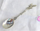 Souvenir Spoon Silver USA Eagle Finial Land Of The Free 1987 Holland