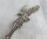 Souvenir Spoon Silver USA Eagle Finial Land Of The Free 1987 Holland