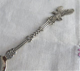 Souvenir Spoon Silver USA Eagle Finial Land Of The Free 1987 Holland