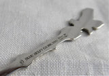 Souvenir Spoon Silver USA Eagle Finial Land Of The Free 1987 Holland