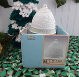 Green Lladro Christmas 1988 Bell Santa Sleigh Reindeer Christmas Ornament Holiday Decor