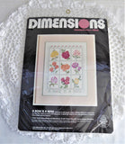 Cross Stitch Kit A Rose Is A Rose Unopened 1988 Thread Chart Aida Needle Dimensions