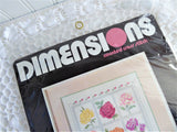 Cross Stitch Kit A Rose Is A Rose Unopened 1988 Thread Chart Aida Needle Dimensions