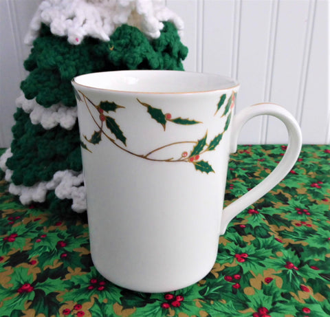 Merry Christmas Holly Coffee Mug