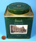 Harrods Tea Tin Signature Heritage Empire Breakfast Blend 34 Tea Caddy