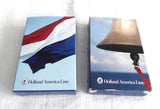 Playing Cards Holland America Lines 2 Decks Plastic Coated Flags Cruise Ship