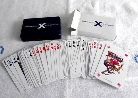 Playing Cards Celebrity Cruise Lines 2 Decks Plastic Coated A True Departure