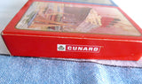 Double Deck Cunard Playing Cards Cellophane Sealed Ship Paintings Plastic Coated