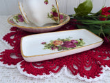 Trinket Dish Tray Royal Albert Old Country Roses Round 1990s Made in UK