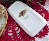 Trinket Dish Tray Royal Albert Old Country Roses Round 1990s Made in UK