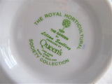 RHS Queens Mug Buttercups Pink Lavender Flowers English Bone China 1990s Lilian Snelling